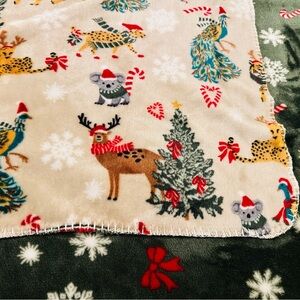 Cozy Reversible Christmas Blanket!